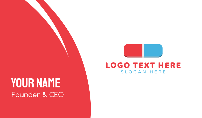 3D Eraser Business Card